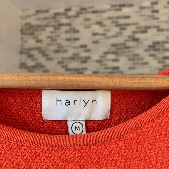 Harlyn orange cotton blend tank top - Picture 2 of 4